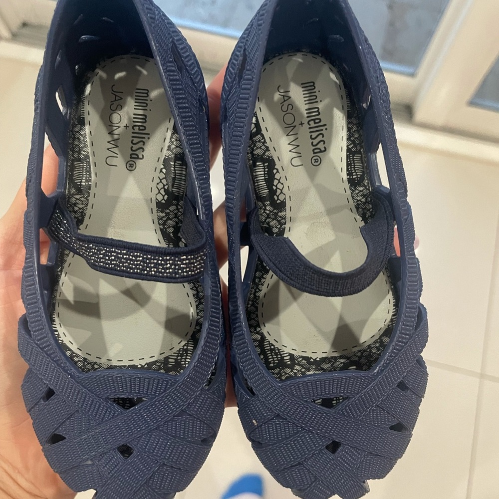 Mini Melissa + Jason Wu Shoes. Size 8. Perfect condition.